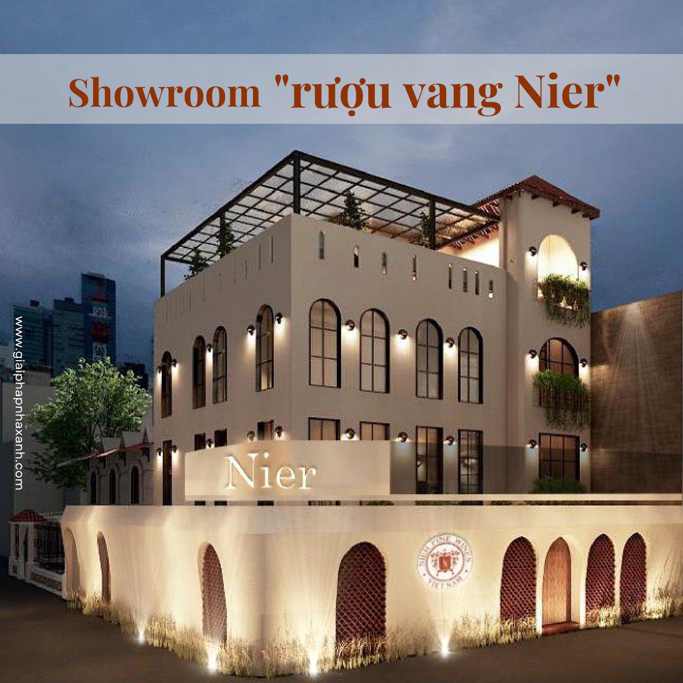 Showroom rượu vang - Nier Việt Nam